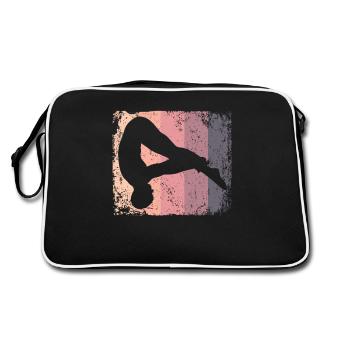 Synchronisierter Wassertaucher High Diver - Retro Tasche - Schwarz/Weiß - Hinten