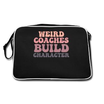 Weird Coaches Form Character Coach - Retro Bag - black/white - Back