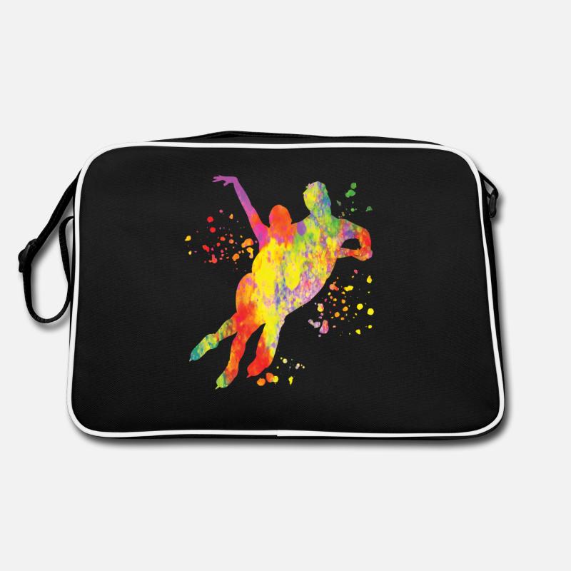Eiskunstläufer Schlittschuhlaufen Eiskunstlauf Retro Tasche