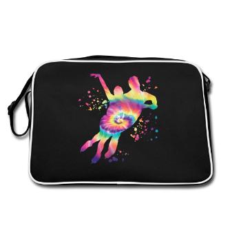 Patineur artistique Patinage sur glace Patinage artistique - Sac Retro - noir/blanc - Dos