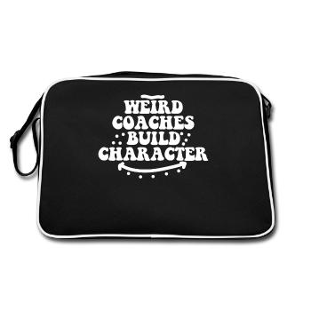 Weird Coaches Form Character Coach - Retro Bag - black/white - Back