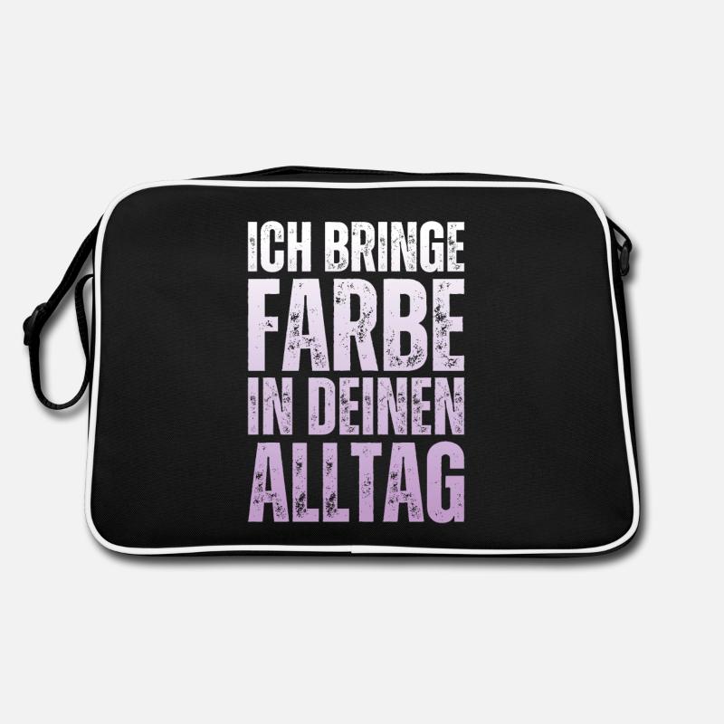 Ich Bringe Farbe Maler Papa Lackierer Retro Tasche