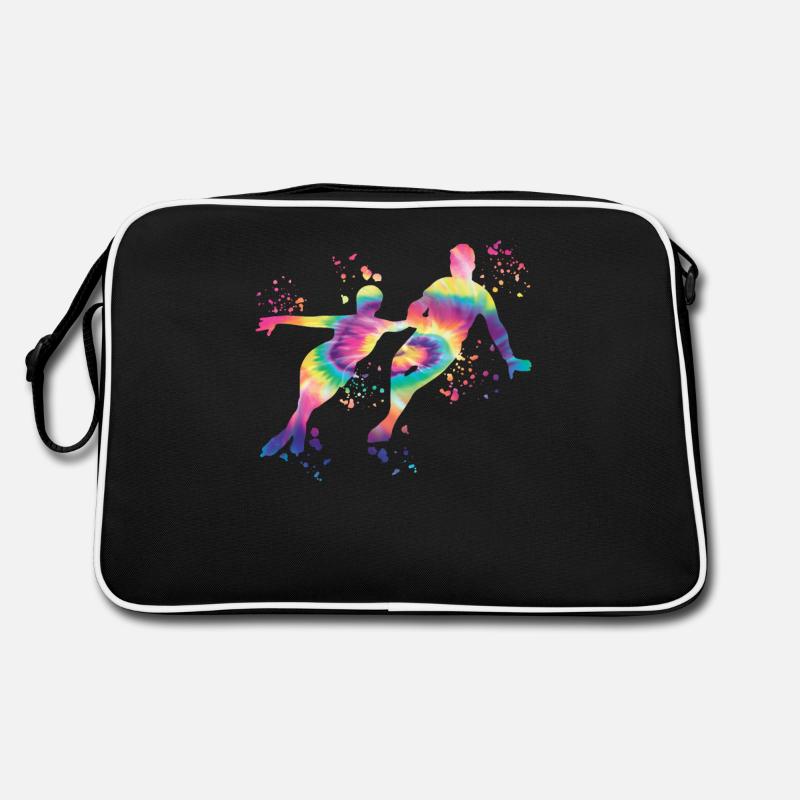 Eiskunstläufer Schlittschuhlaufen Eiskunstlauf Retro Tasche