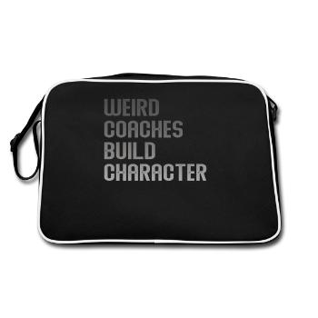 Weird Coaches Form Character Coach - Retro Bag - black/white - Back
