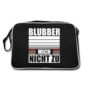 Ne me fais pas bouillir à aucun intérêt misanthrope - Sac Retro - noir/blanc - Dos