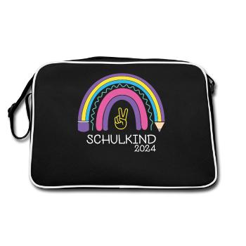 Rentrée scolaire 2024 - Sac Retro - noir/blanc - Dos