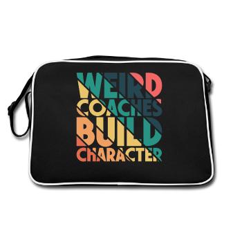 Weird Coaches Form Character Coach - Retro Bag - black/white - Back