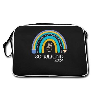 Rentrée scolaire 2024 - Sac Retro - noir/blanc - Dos