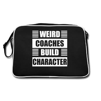 Weird Coaches Make Up Character Coach - Retro Bag - black/white - Back