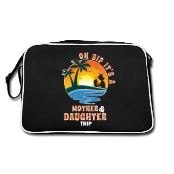 Voyage mère-fille 2024 - Sac Retro - noir/blanc - Dos