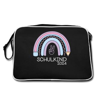 Rentrée scolaire 2024 - Sac Retro - noir/blanc - Dos