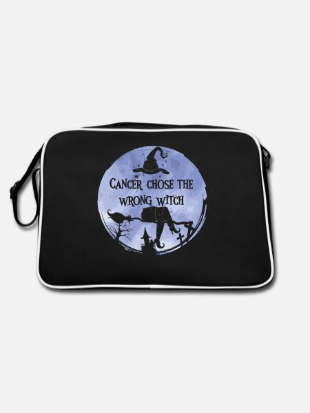 Cancer Witch Periwinkle Esophagus - Retro Bag - black/white - Back