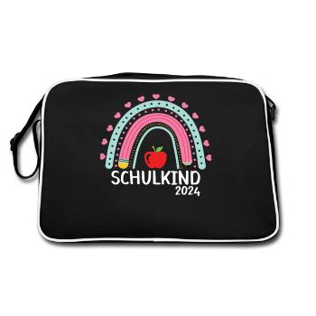 Rentrée scolaire 2024 - Sac Retro - noir/blanc - Dos