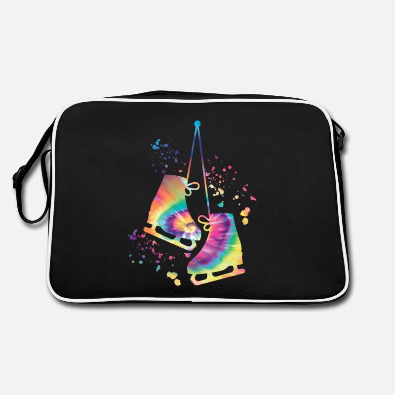 Eiskunstläufer Schlittschuhlaufen Eiskunstlauf Retro Tasche