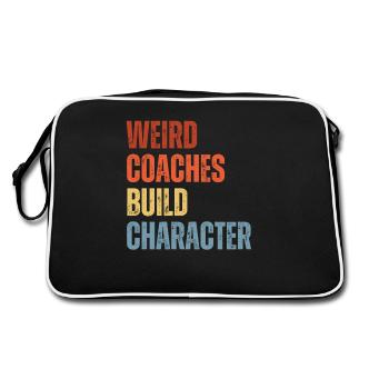 Weird Coaches Make Up Character Coach - Retro Bag - black/white - Back
