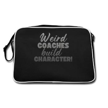 Weird Coaches Make Up Character Coach - Retro Bag - black/white - Back