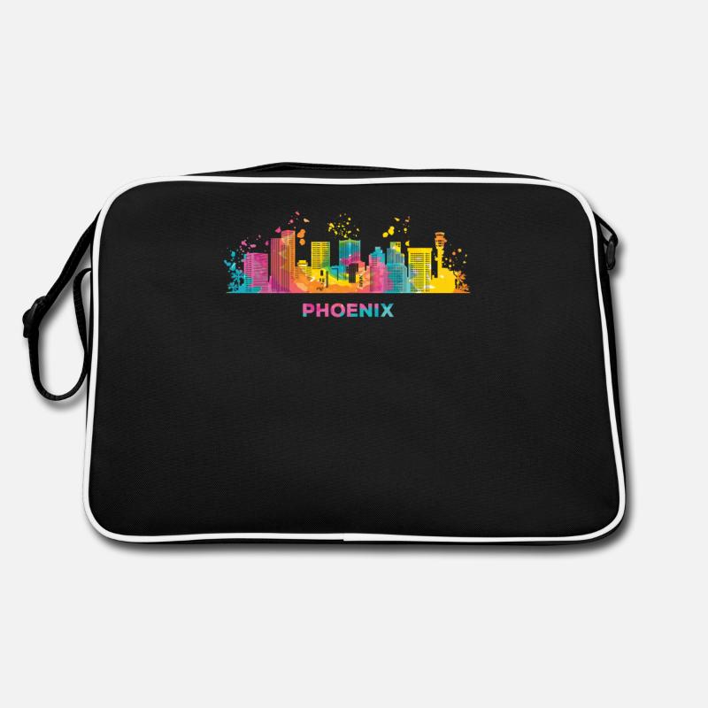 Phoenicians Skyline Phoenix Retro Tasche