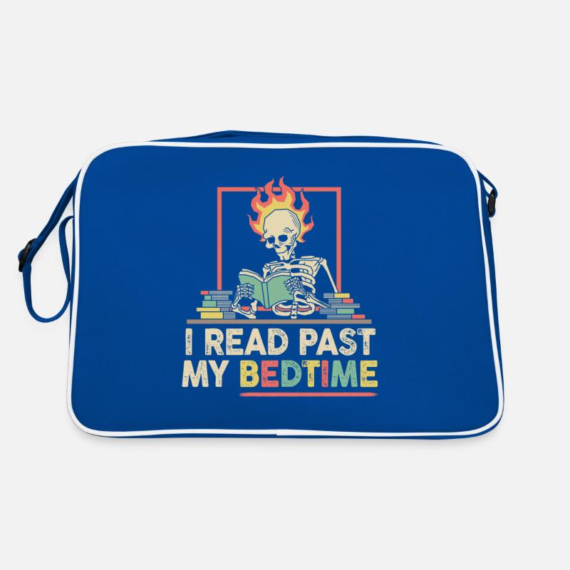 Je lis skeleton après le coucher Sac Retro
