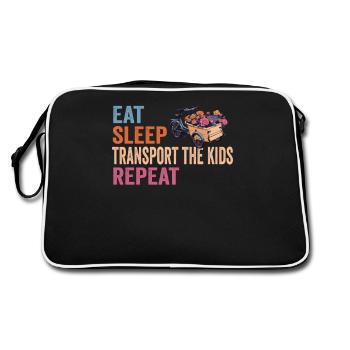 Vélo cargo Eat Sleep Repeat - Sac Retro - noir/blanc - Dos