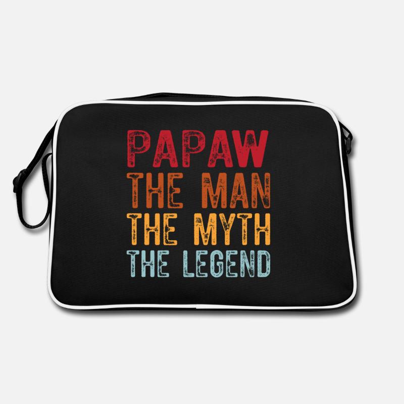 Papa Opa Geschenkidee Papaw Spruch Retro Tasche