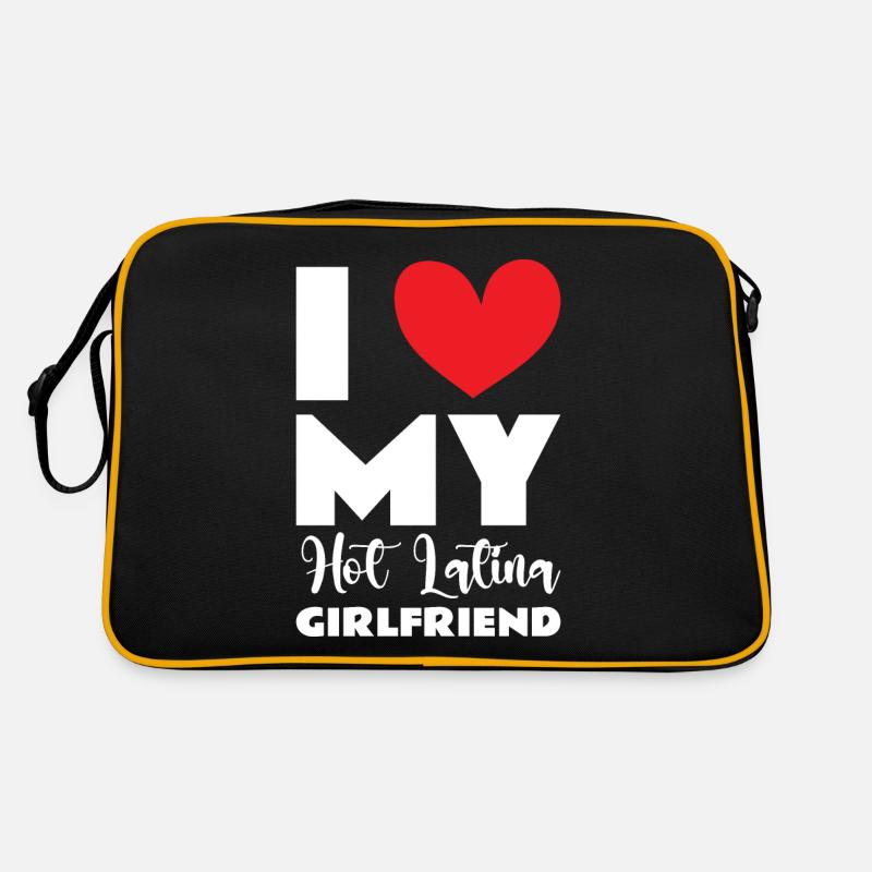 Couples Love Heart Friend Gift Idea Relationship Retro Bag