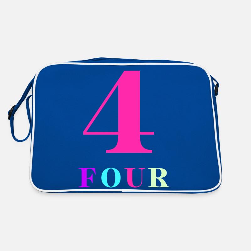 Four-4e anniversaire Sac Retro