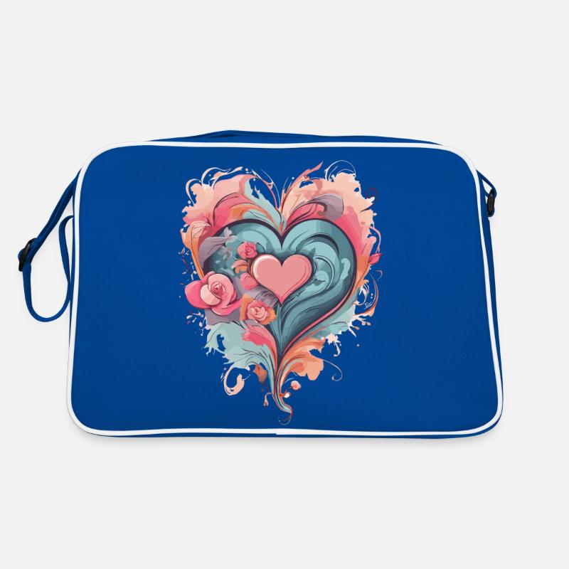 VALENTINE'S DAY HEARTS, FOR LOVERS & COUPLES 2024 Retro Bag