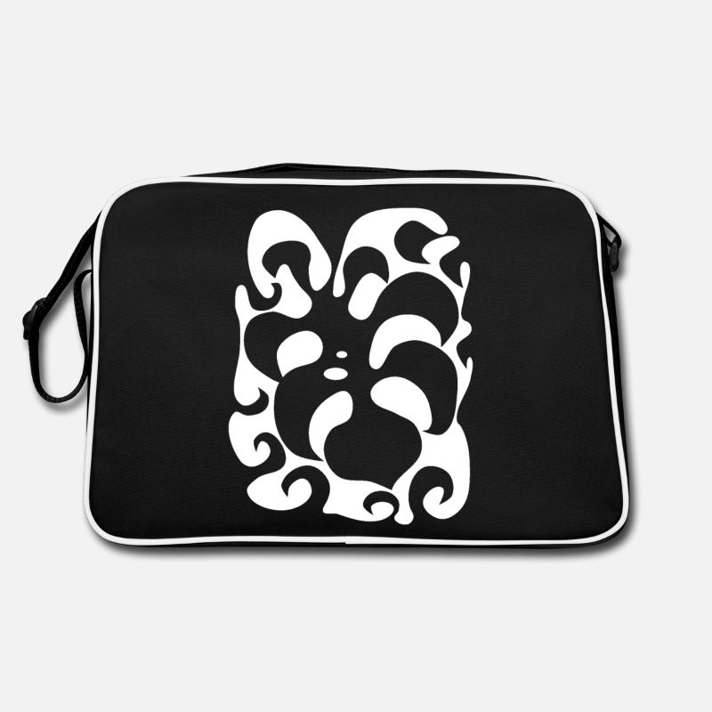 Fête rétro psychédélique monstera plant sixties Sac Retro