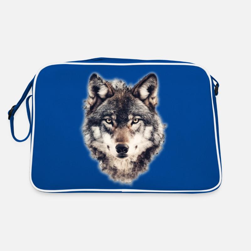 Visage de loup Sac Retro