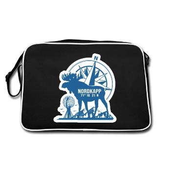 North Cape NorthKapp North Cape - Retro Bag - black/white - Back