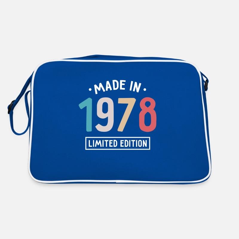 Fabriqué en 1978 - Edition limitée - Année de naissance Sac Retro