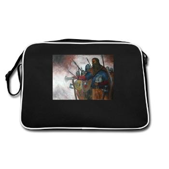 Vikings - Retro Bag - black/white - Back