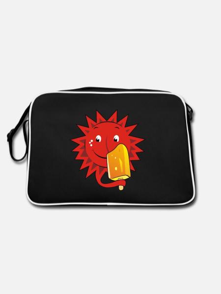 Close to you - Retro Bag - black/white - Back