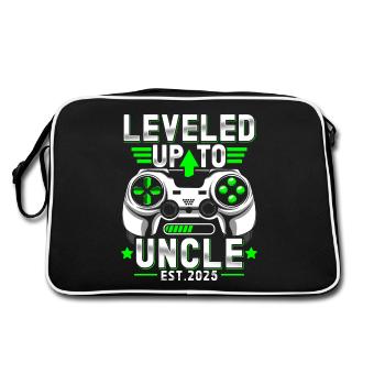 Ascended to Uncle 2025 - Retro Bag - black/white - Back