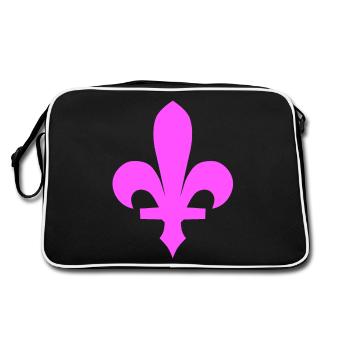 Bosna Ljiljan Roza - Retro Bag - black/white - Back