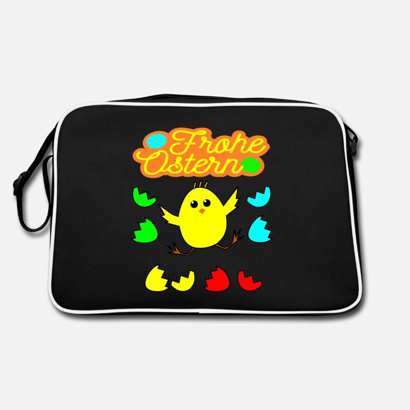 Easter - Happy Easter - chicks Retro Bag