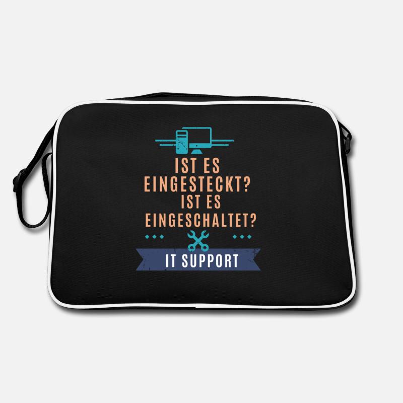 Pc Und Werkzeugsymbol - Tech Support Retro Tasche