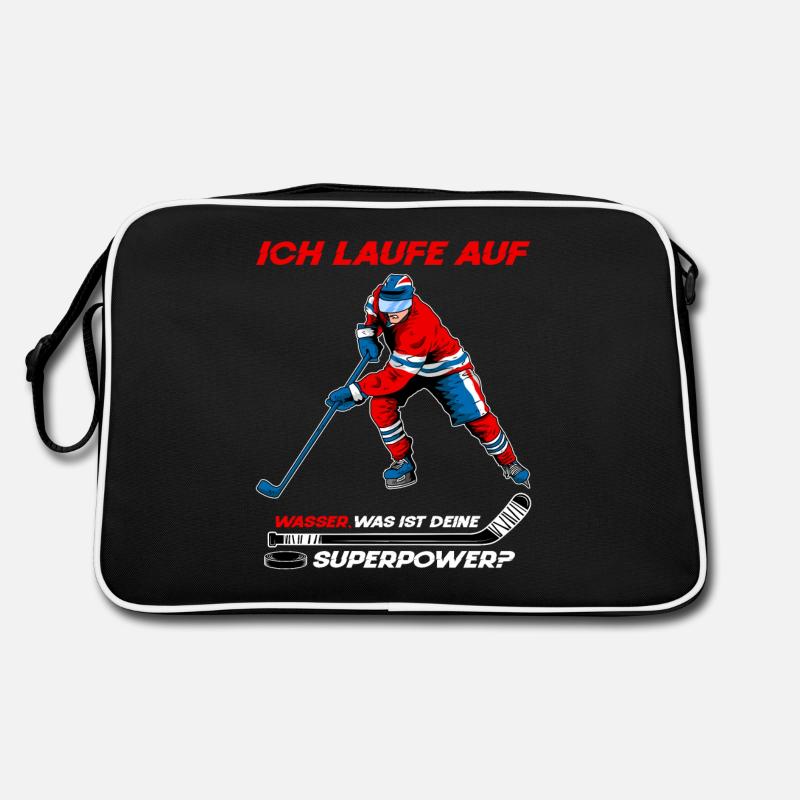 Fantastischen Eishockey Spieler - Eishockey Retro Tasche