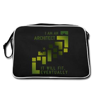 Architecte - Sac Retro - noir/blanc - Dos