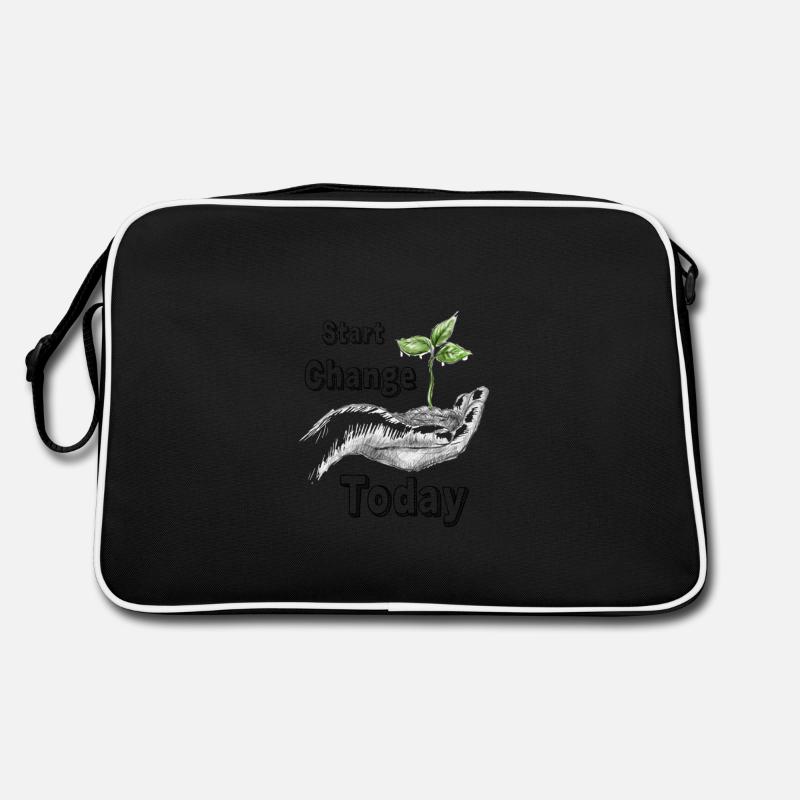Démo Conservation de la Nature Nature Bio Future Eco Durable - Sac Retro - noir/blanc