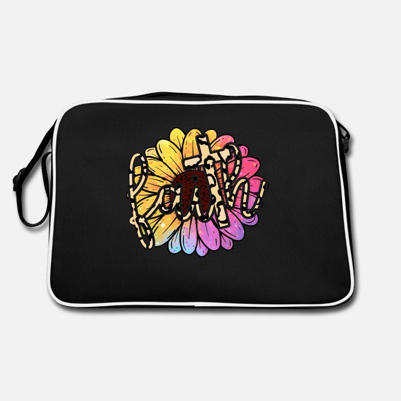 Glaube - Retro Tasche - Schwarz/Weiß