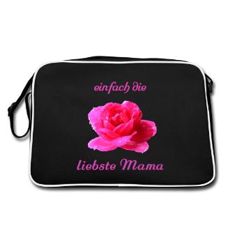 Dearest Mom Mother's Day - Retro Bag - black/white - Back