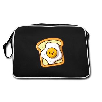 oeuf - Sac Retro - noir/blanc - Dos