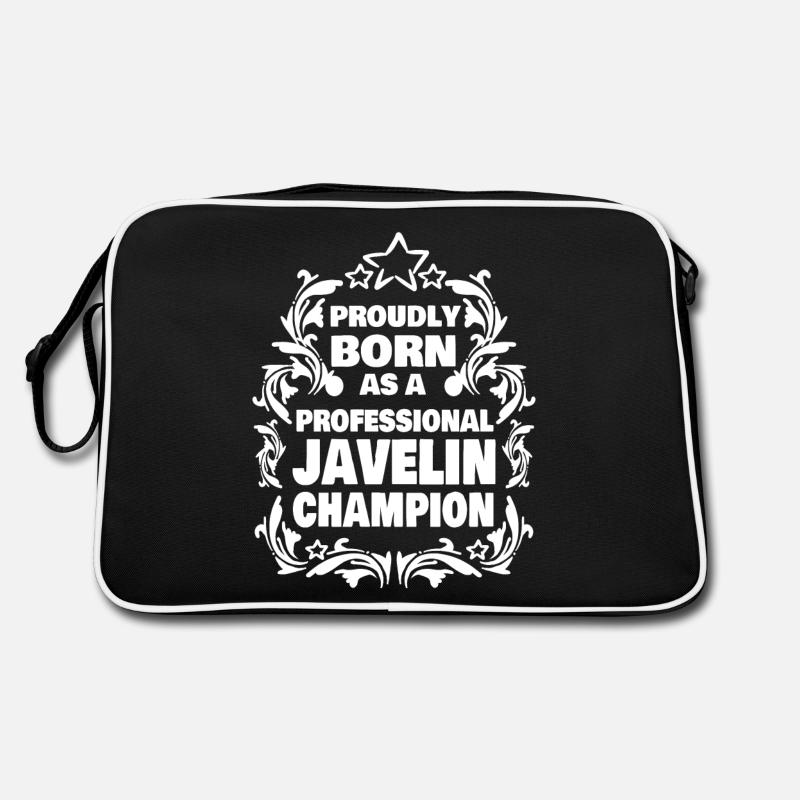 Professional Javelin javelin champion de lancer de lance Sac Retro