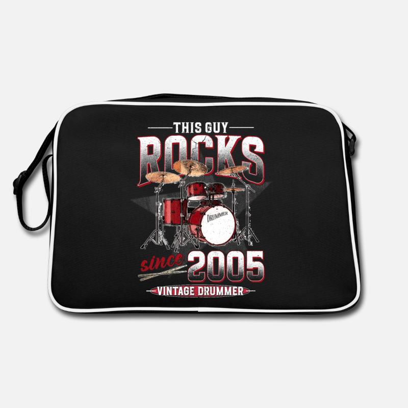 2005 Vintage Drum Drummer Birthday Retro Bag