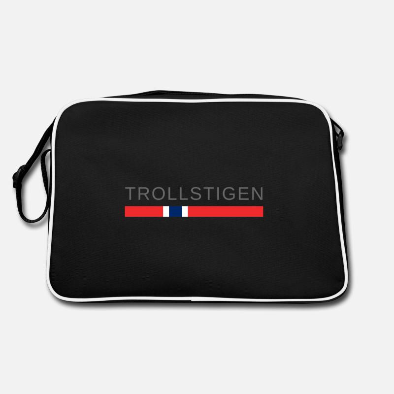 Trollstigen Norwegen Retro Tasche