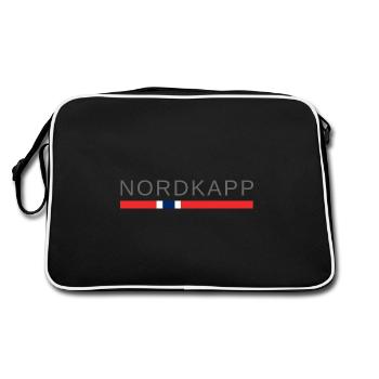 North Cape Norway - Retro Bag - black/white - Back