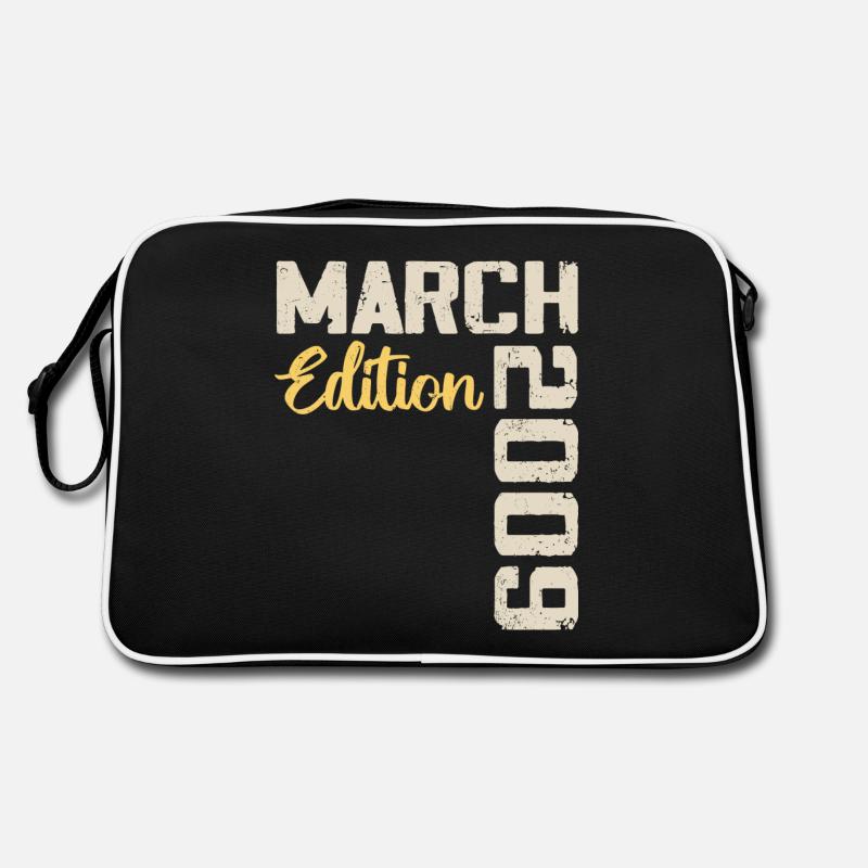 Mars 2009 Cadeau Anniversaire Mars 2009 - Sac Retro - noir/blanc