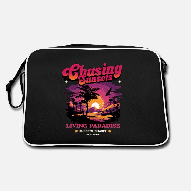Sunset Paradise Statement Retro Retro Bag