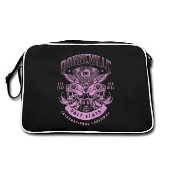 Bonneville Salt Flats Course de moto Vintage - Sac Retro - noir/blanc - Dos